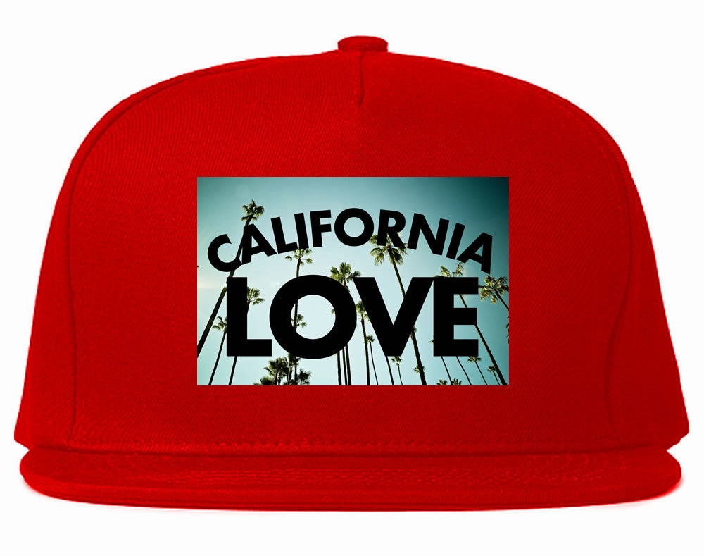 California Love Cali Palm Trees Snapback Hat