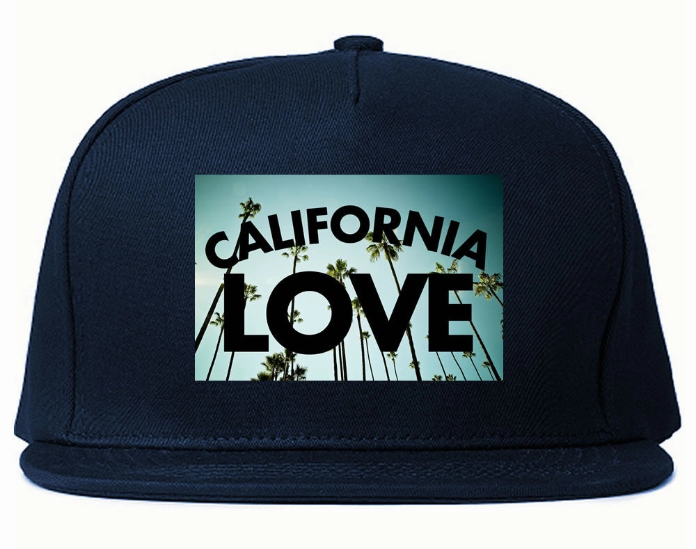 California Love Cali Palm Trees Snapback Hat