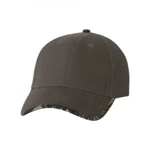 Camo Print Sandwich Curved Visor Baseball Velcro Cap casual-dad-hat