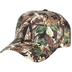 Camouflage Cotton Twill Low Crown Golf Style Snapback Cap casual-dad-hat