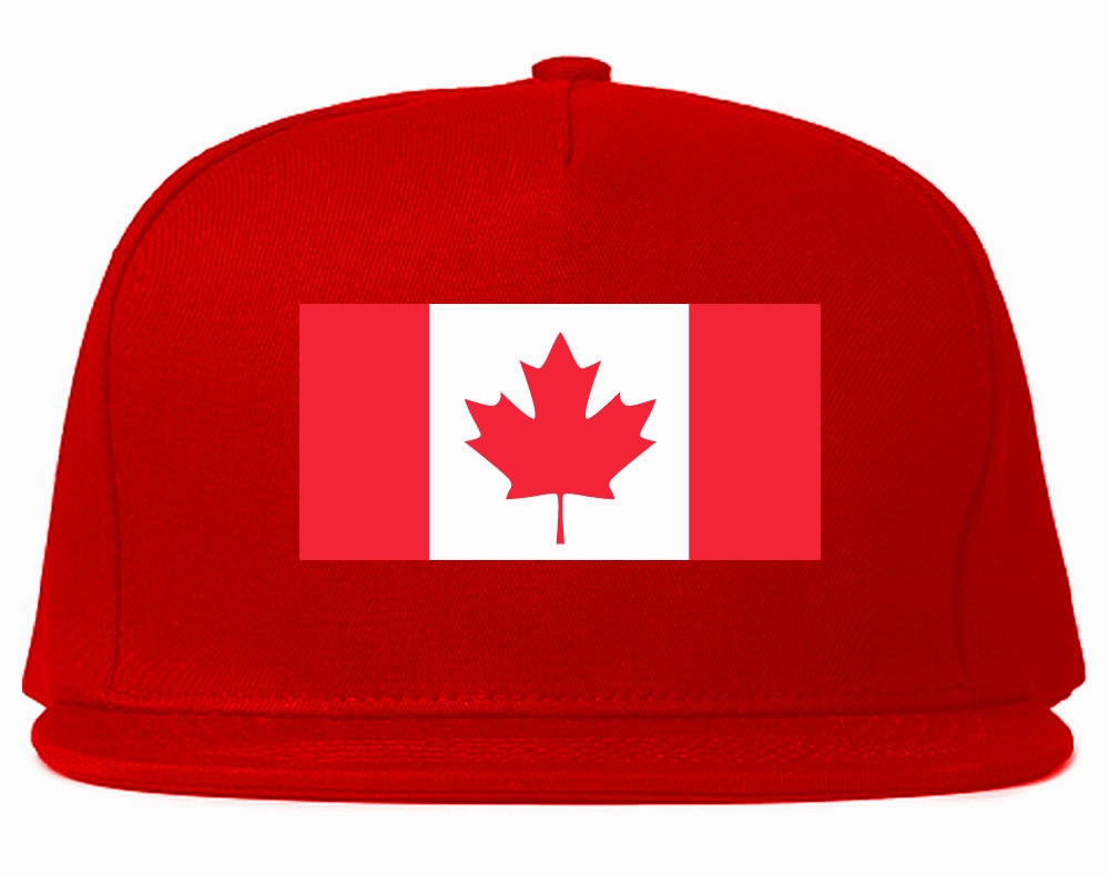 Canada Flag Country Printed Snapback Hat Cap
