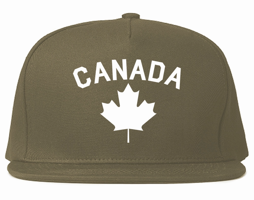 Canada Maple Leaf Red Mens Snapback Hat