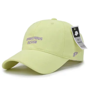 Candy Color Letter Trendy Embroidered Baseball Cap casual-baseball-cap