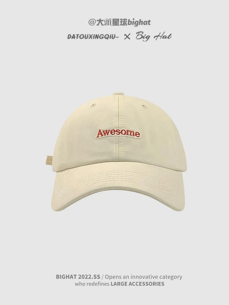 Candy Color Oversized Cap