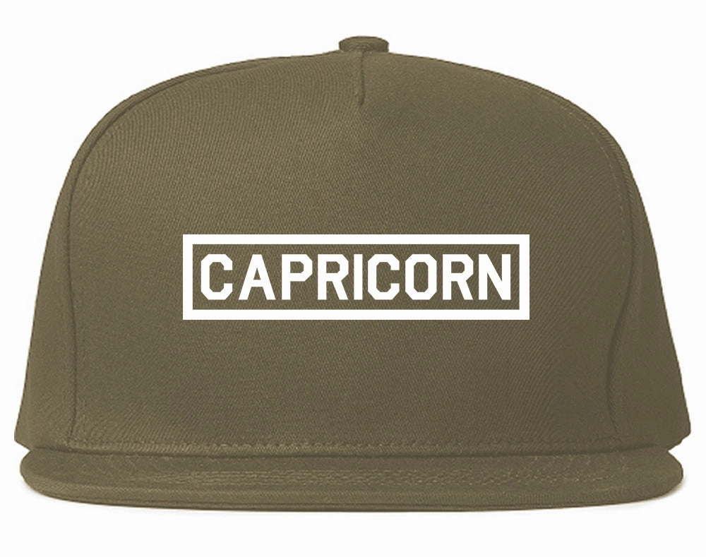 Capricorn Horoscope Sign Mens Snapback Hat