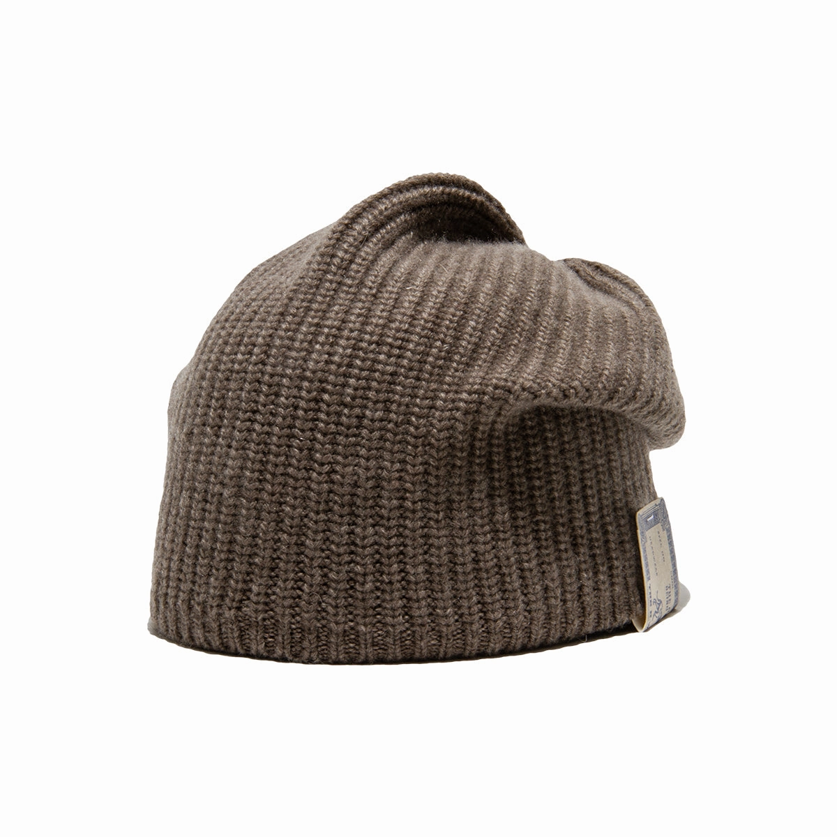CASHMERE LOOSE KNIT CAP - Beige winter-knitted-hat