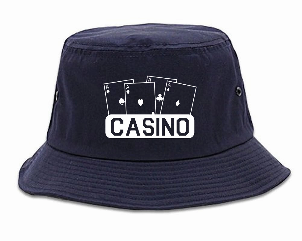 Casino Ace Cards Mens Bucket Hat
