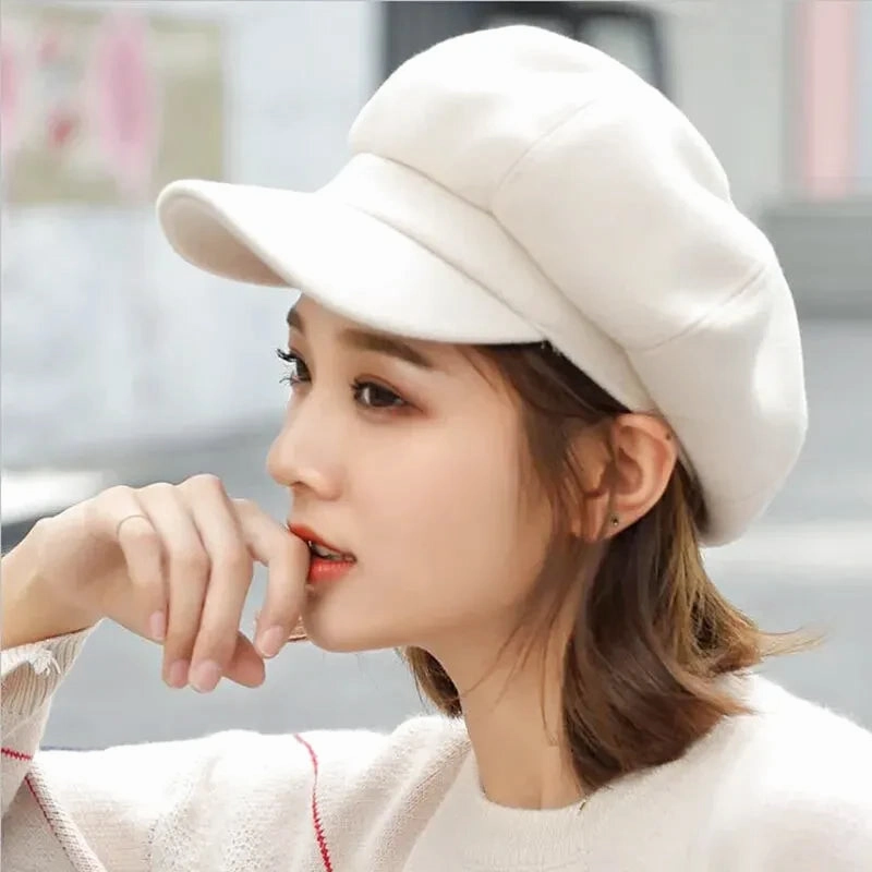 Casquette Gavroche Coton Femme fashion-beret