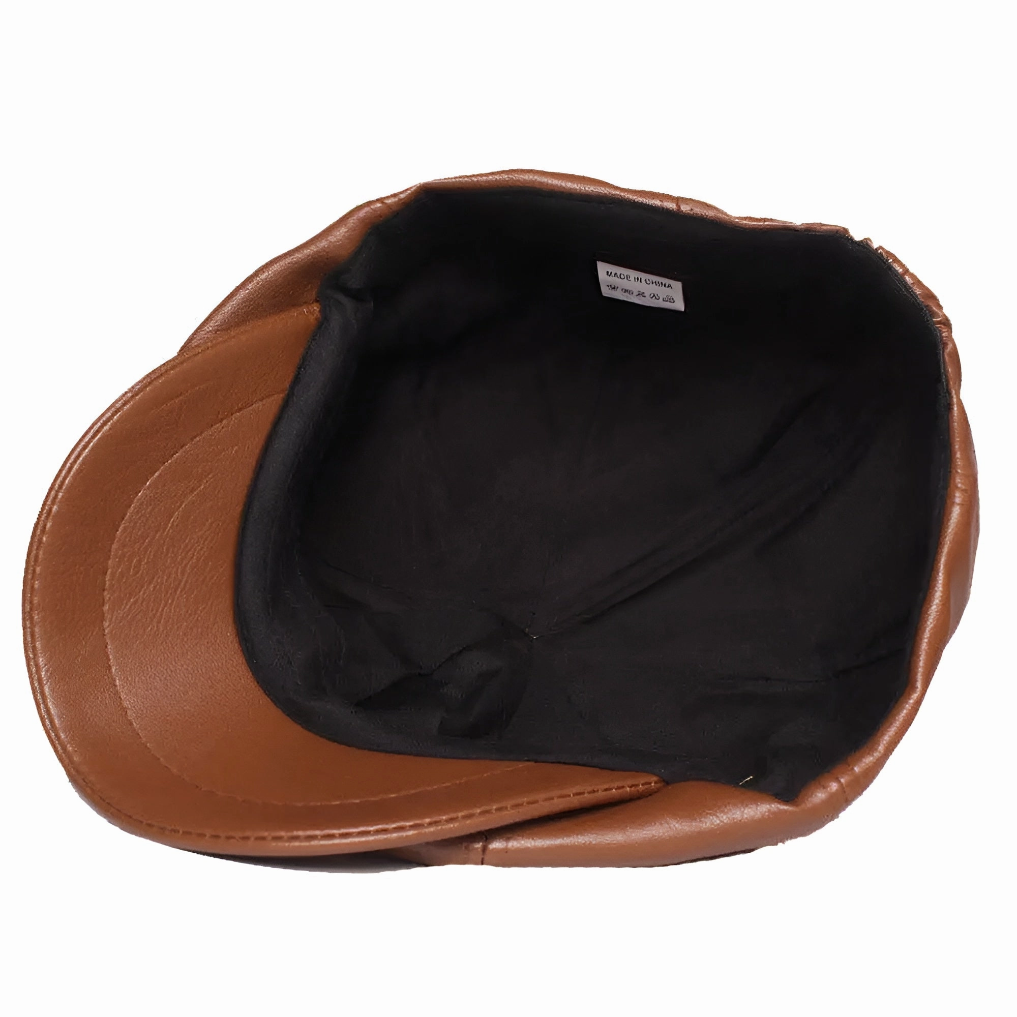 Casquette Gavroche Cuir Authentique