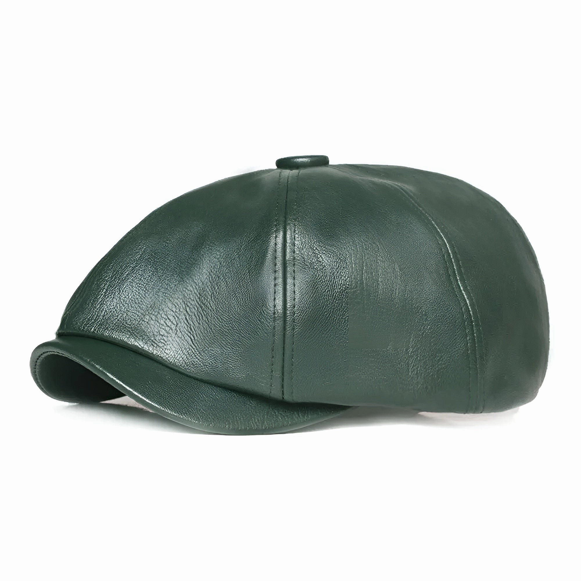 Casquette Gavroche Cuir Authentique