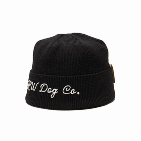 CHAIN 40S BEANIE - Black winter-knitted-hat