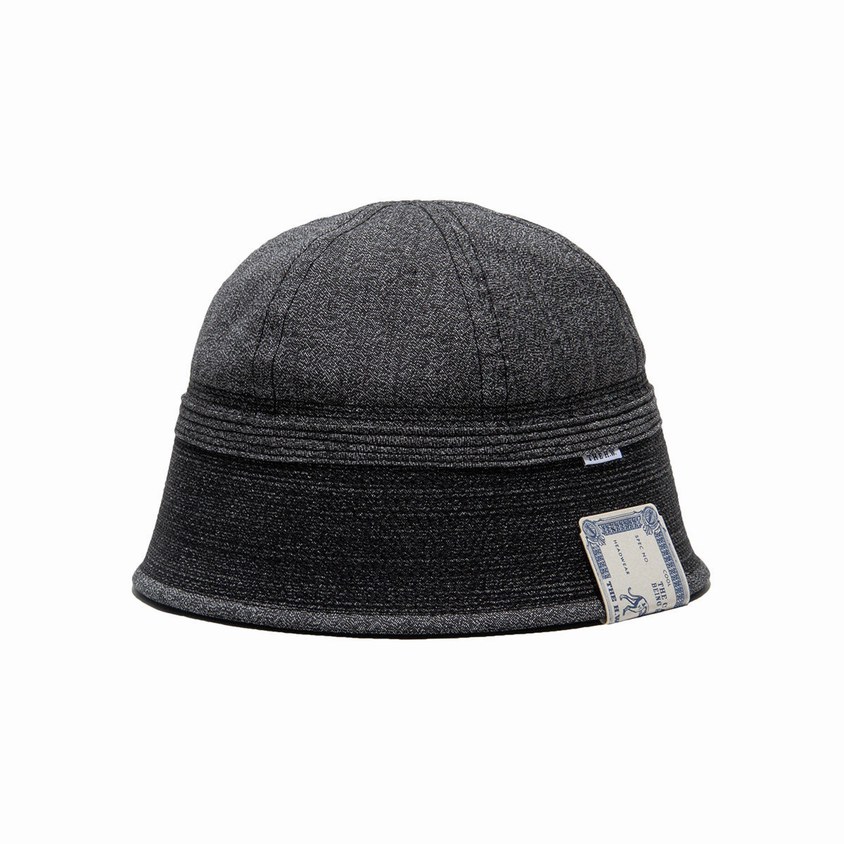 CHAMBRAY SAILOR HAT - Black spring-straw-hat