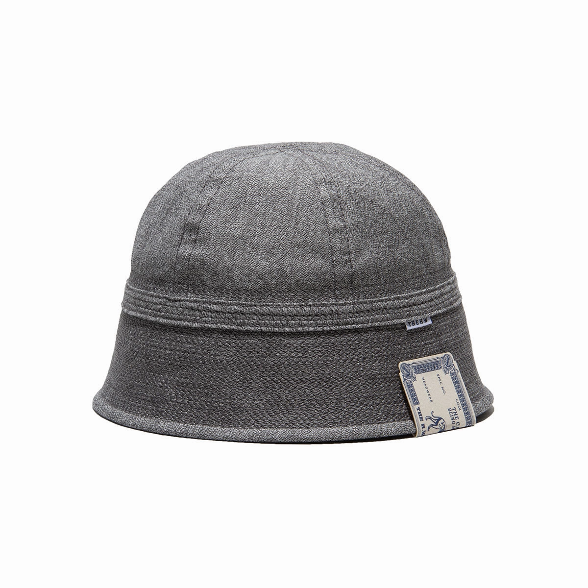 CHAMBRAY SAILOR HAT - Grey spring-straw-hat