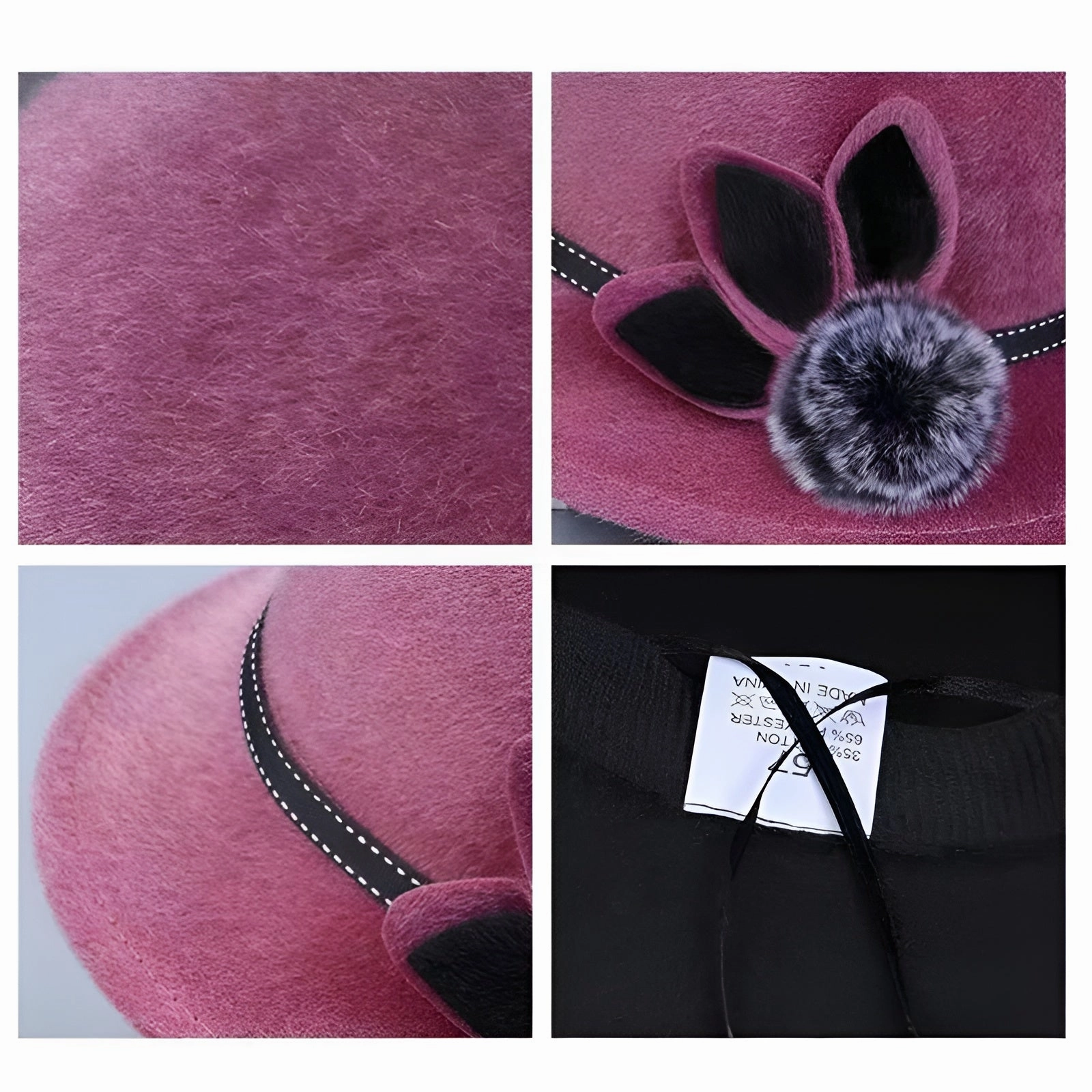 Chapeau Cloche Melon Femme