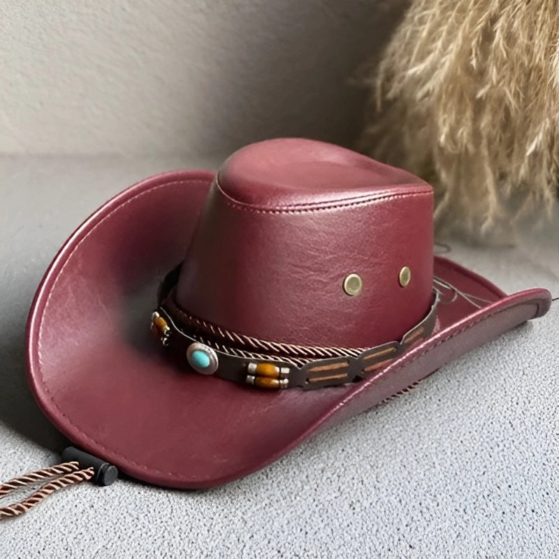 Chapeau Cowboy Cuir - VaqueroVista