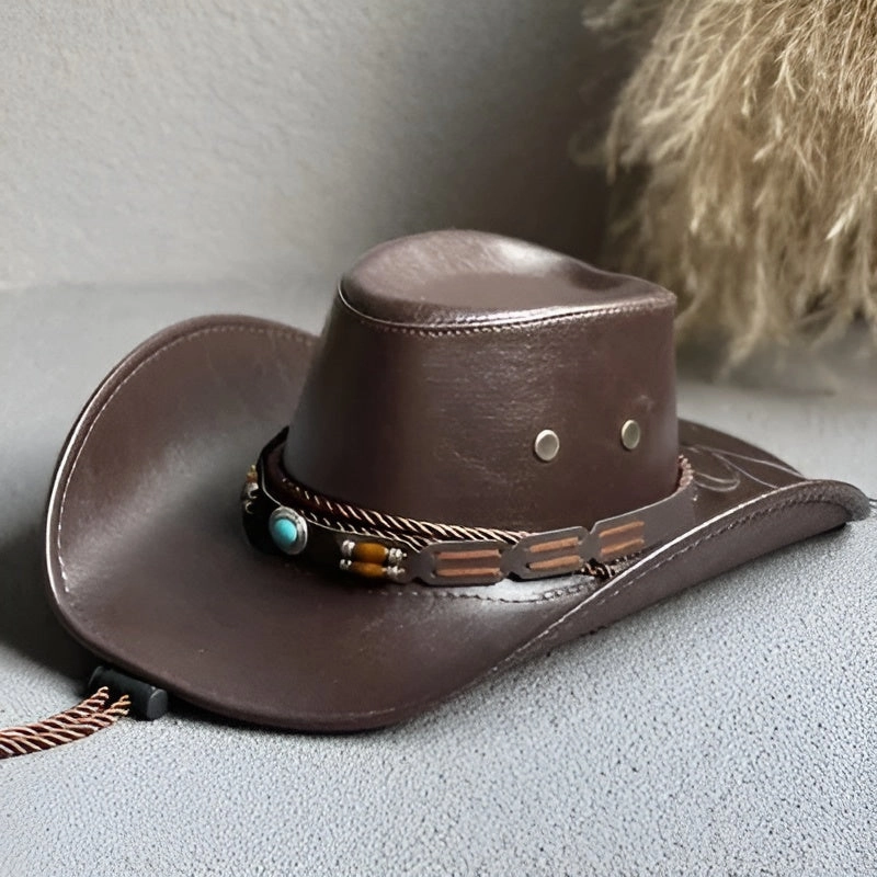 Chapeau Cowboy Cuir - VaqueroVista