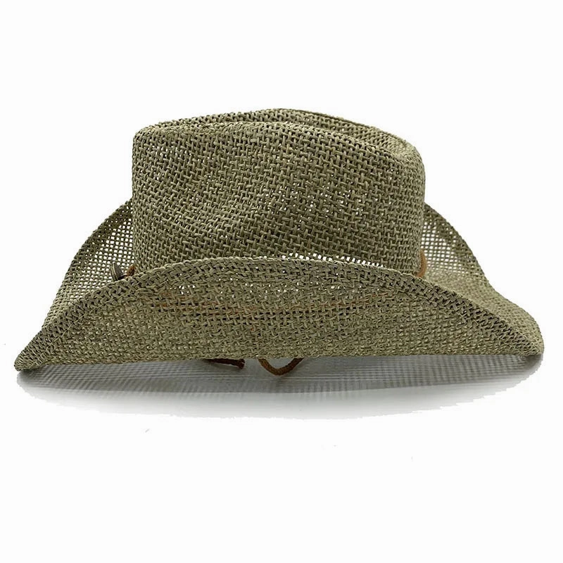 Chapeau Cowboy en Paille - CattlemanCrest