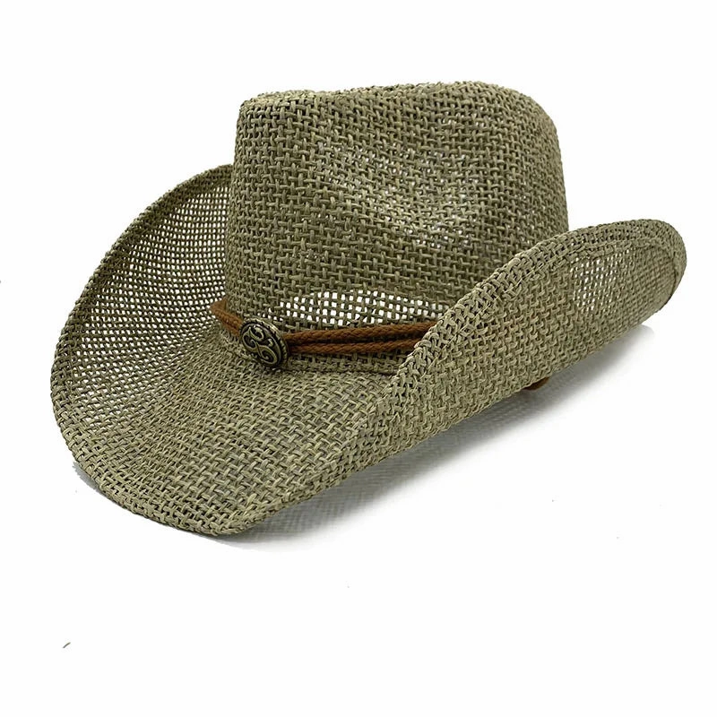 Chapeau Cowboy en Paille - CattlemanCrest