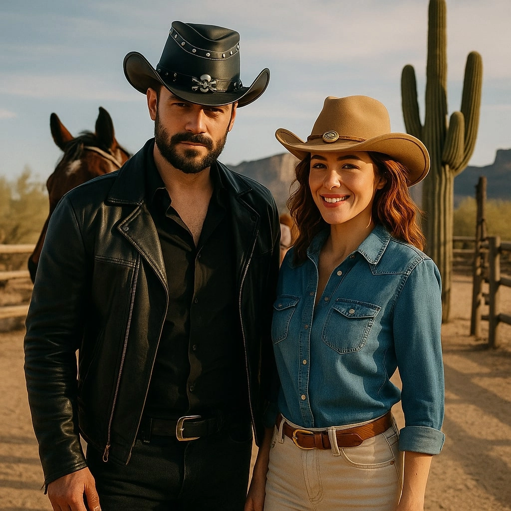 Chapeau Cowboy Vritable CUIR - DustyHorizon
