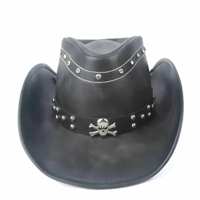 Chapeau Cowboy Vritable CUIR - DustyHorizon spring-straw-hat