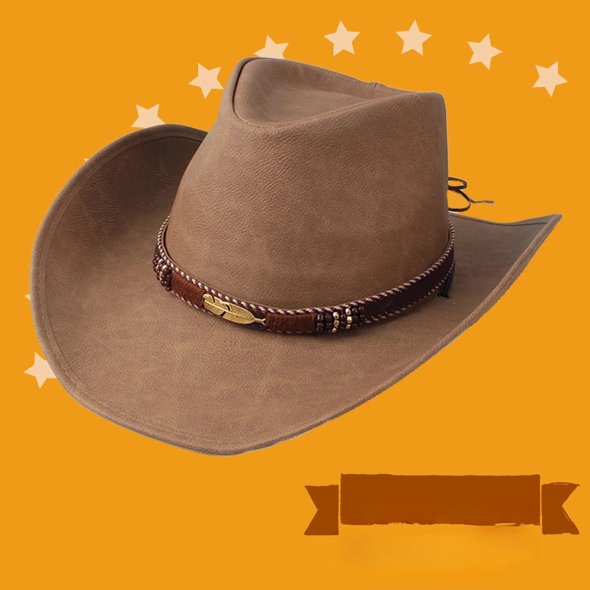 Chapeau Cowboy Vritable CUIR - FrontierFlair