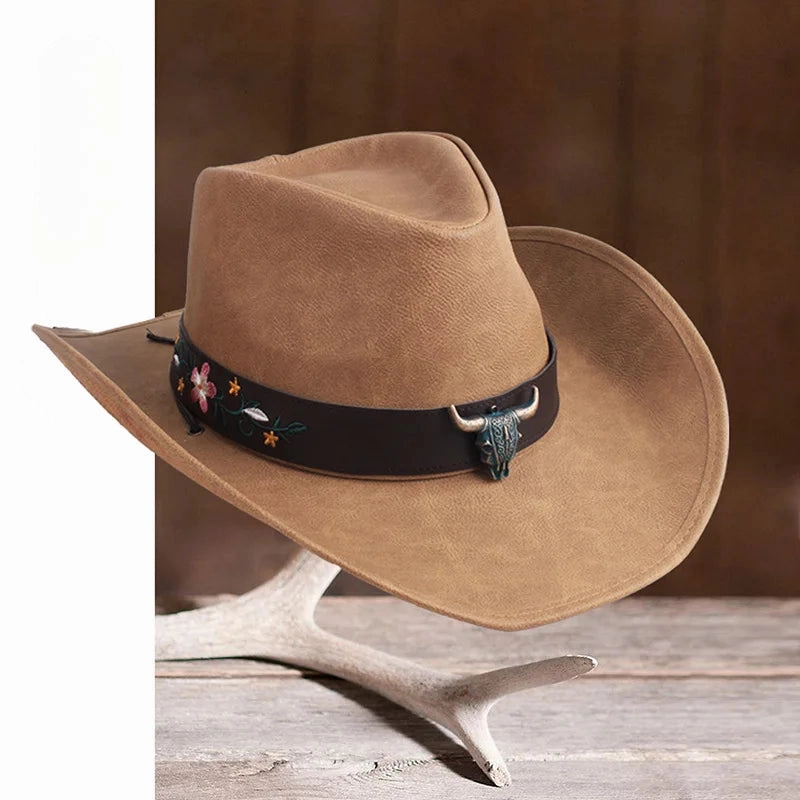 Chapeau Cowboy Vritable CUIR - FrontierFlair