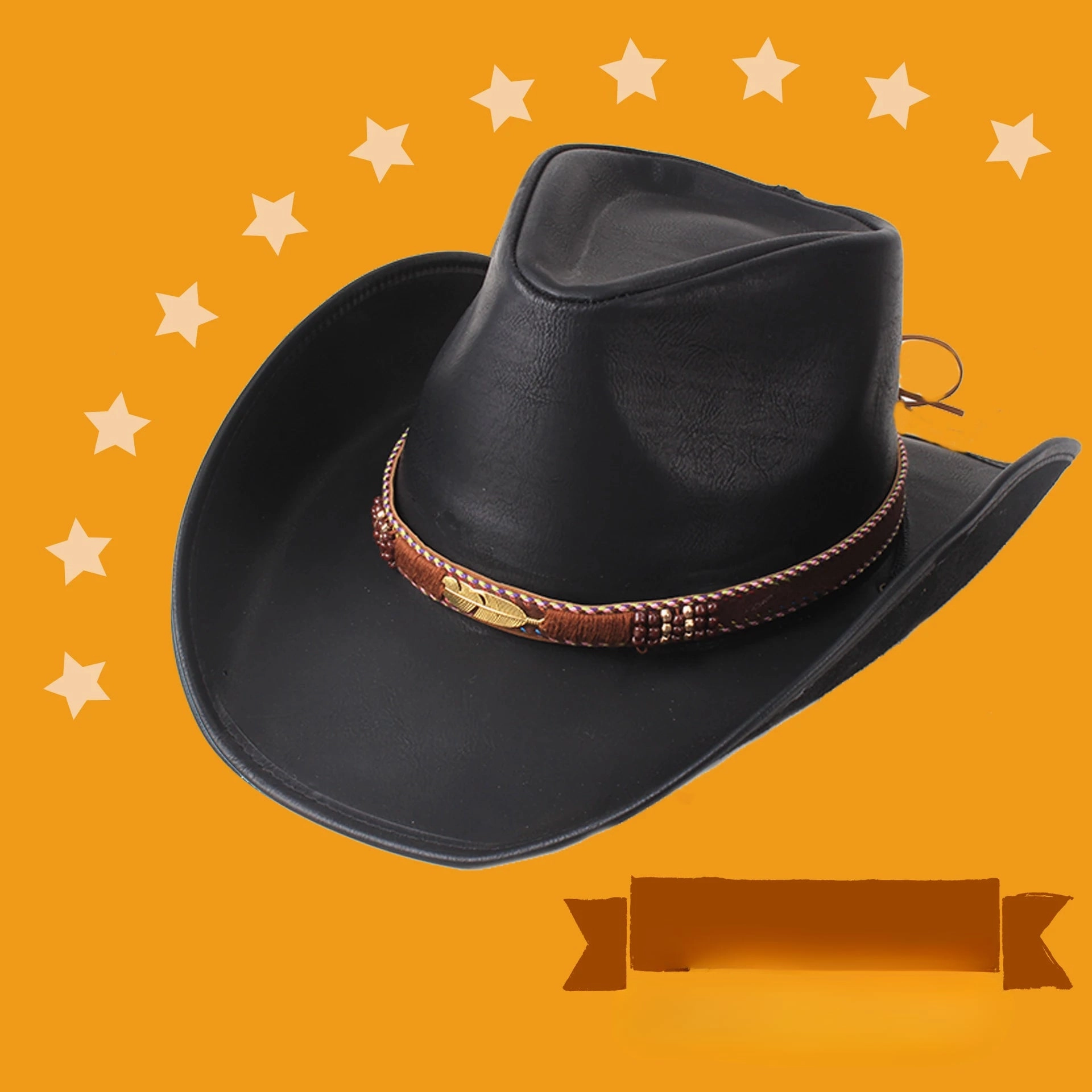 Chapeau Cowboy Vritable CUIR - FrontierFlair