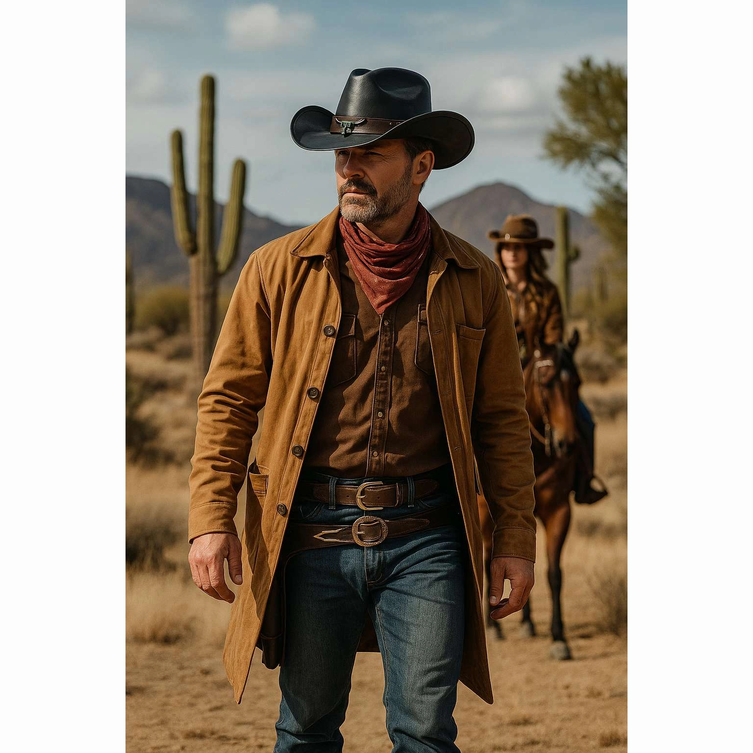 Chapeau Cowboy Vritable CUIR - FrontierFlair