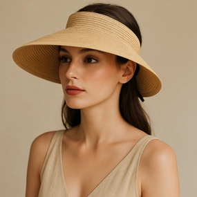 Chapeau de Paille  Bord Souple C Look Plage Dcontract spring-straw-hat