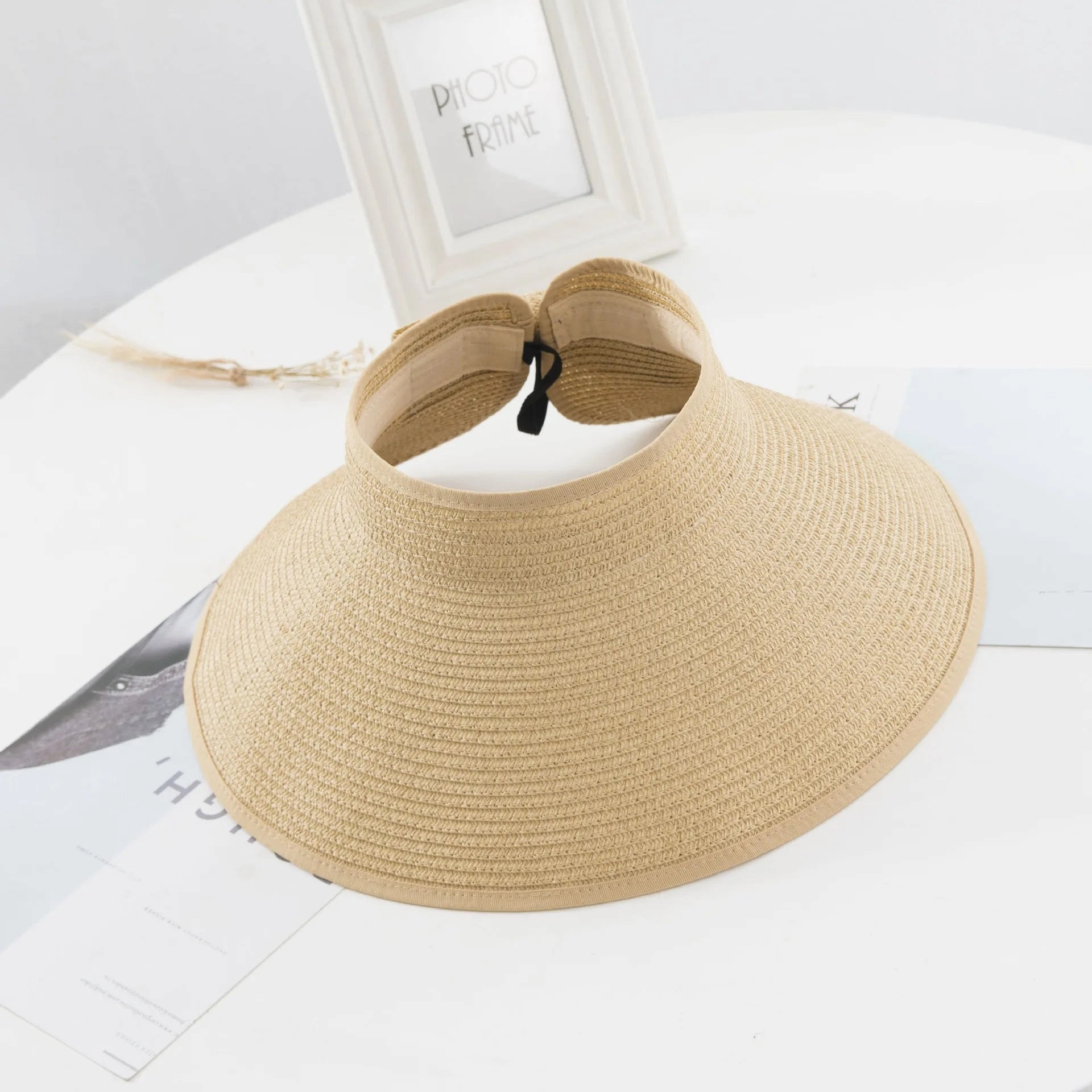 Chapeau de Paille  Bord Souple C Look Plage Dcontract