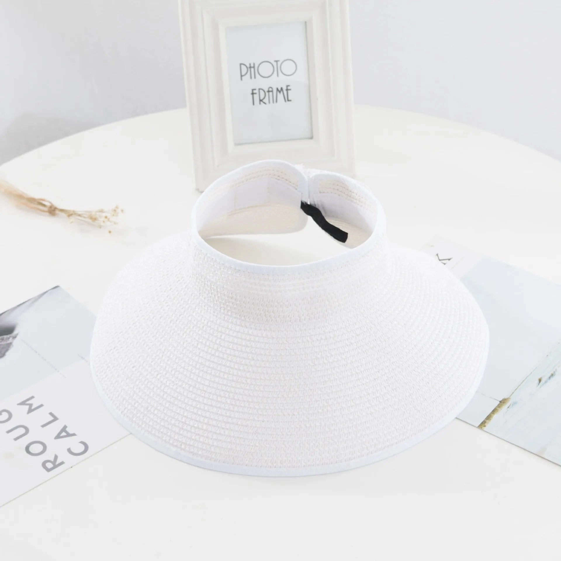 Chapeau de Paille  Bord Souple C Look Plage Dcontract