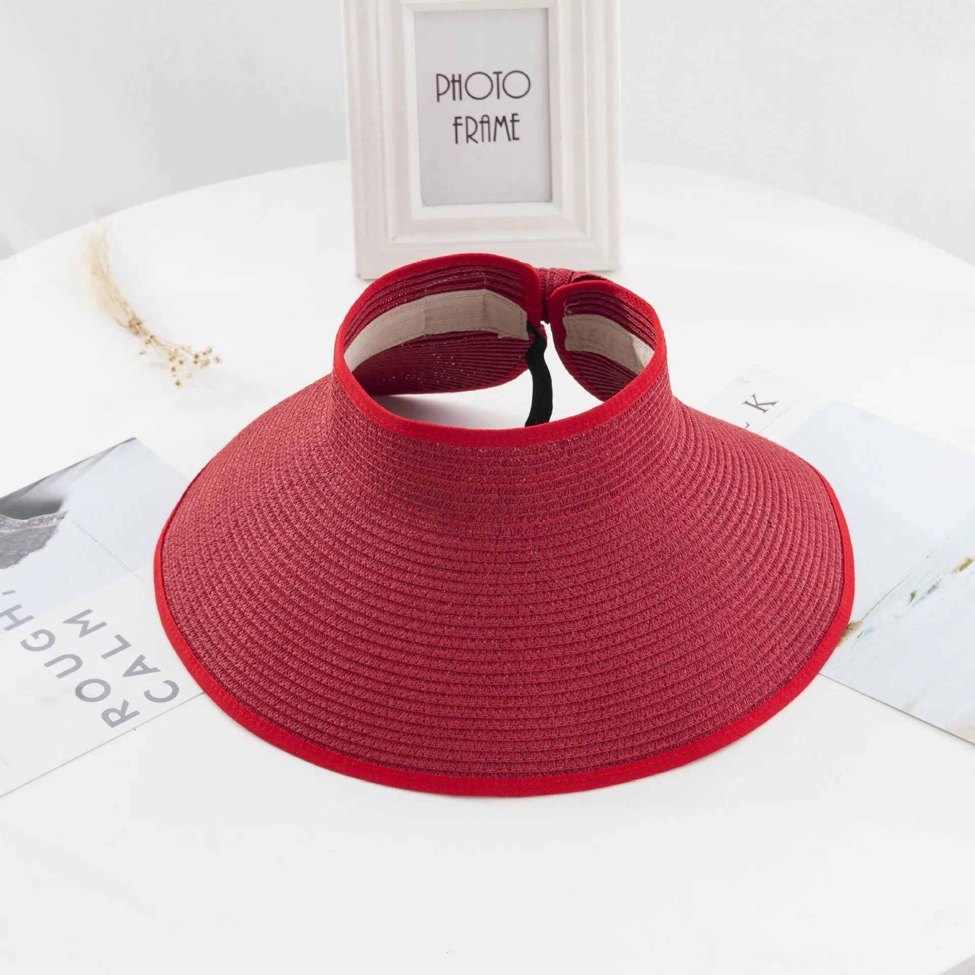 Chapeau de Paille  Bord Souple C Look Plage Dcontract