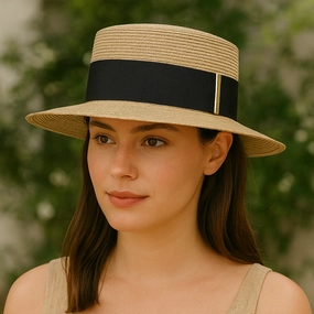 Chapeau de Paille C BasiClass Canotier spring-straw-hat