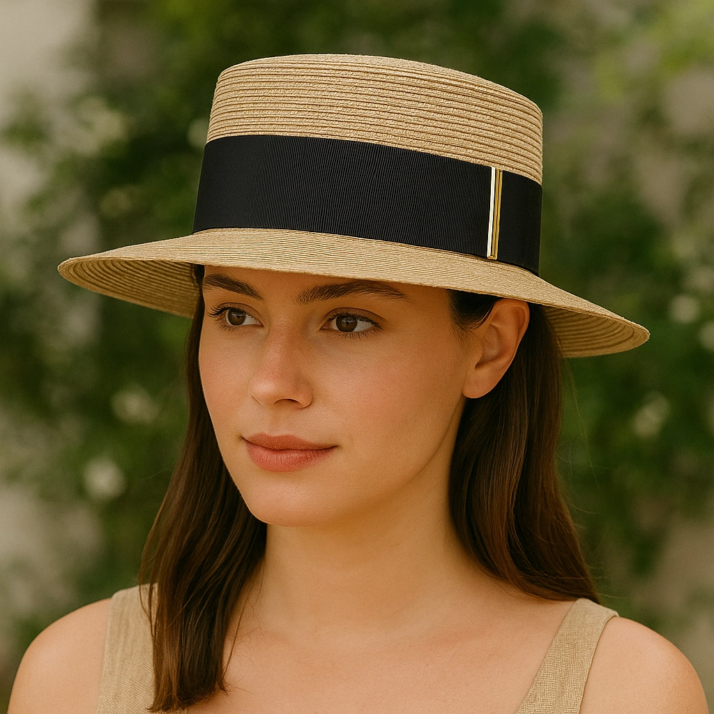 Chapeau de Paille C BasiClass Canotier spring-straw-hat