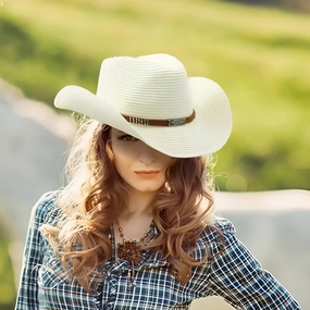 Chapeau de Paille Cowboy - SunnyPaja spring-straw-hat