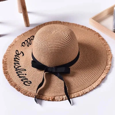 Chapeau de Paille Femme Pliable - LaceUp