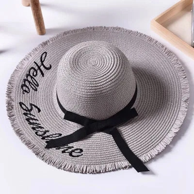 Chapeau de Paille Femme Pliable - LaceUp
