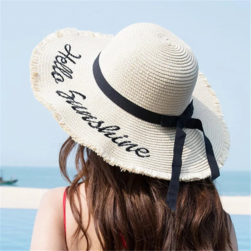 Chapeau de Paille Femme Pliable - LaceUp spring-straw-hat