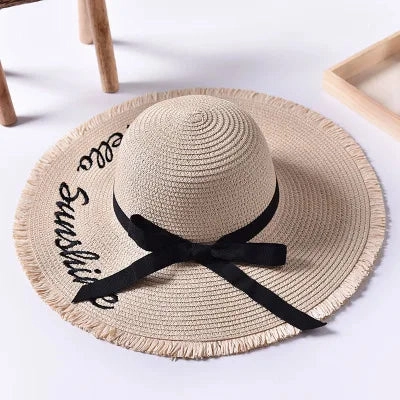 Chapeau de Paille Femme Pliable - LaceUp