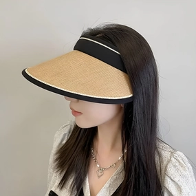 Chapeau de Paille Femme Pliable C Clina spring-straw-hat