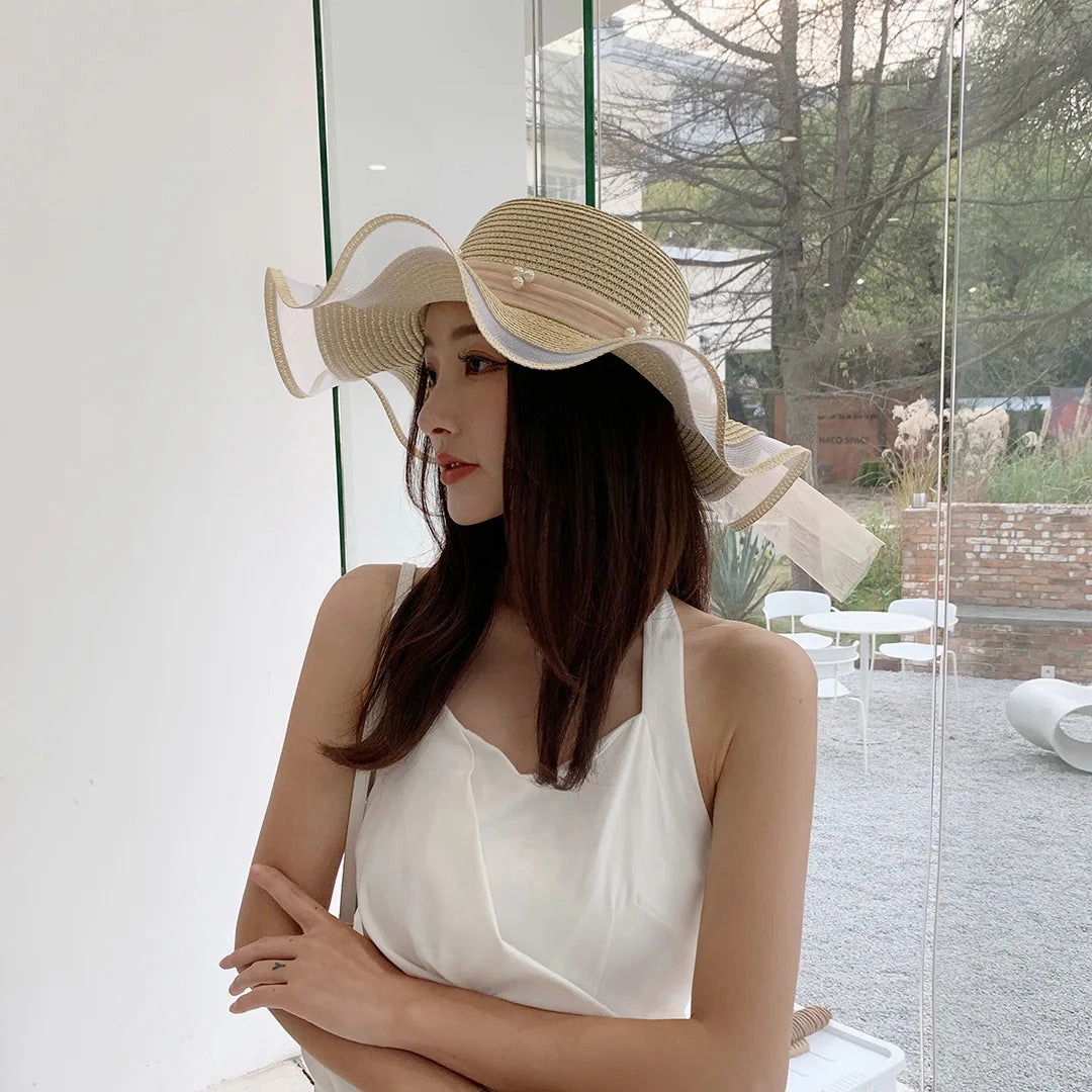 Chapeau de Paille Femme  vague