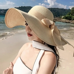 Chapeau de Paille Large - Femme spring-straw-hat