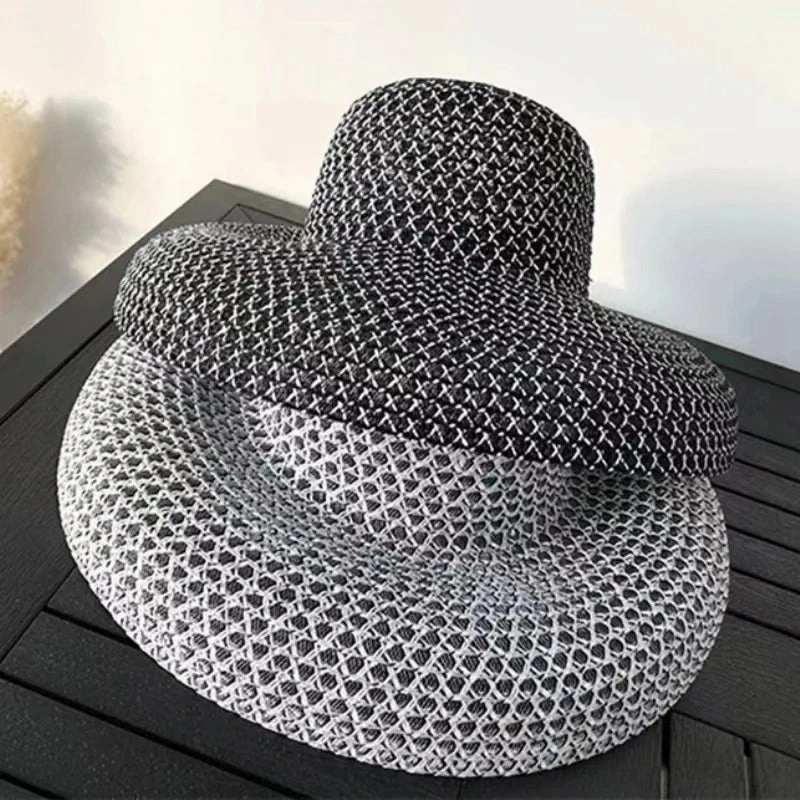 Chapeau de Paille Large C Motif Tress Original