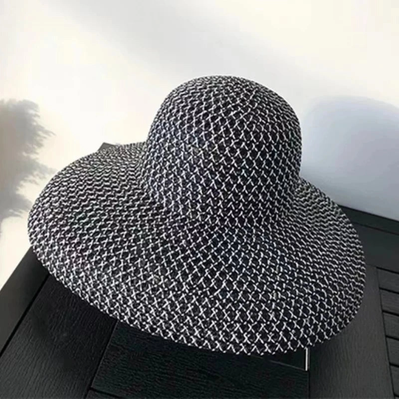 Chapeau de Paille Large C Motif Tress Original