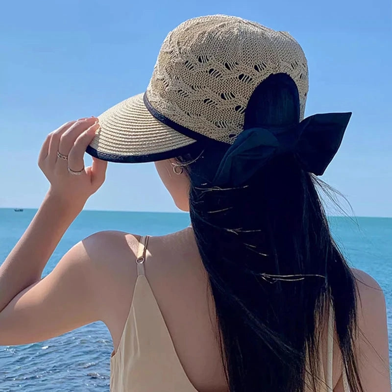 Chapeau de Paille Large Visire - Beachy