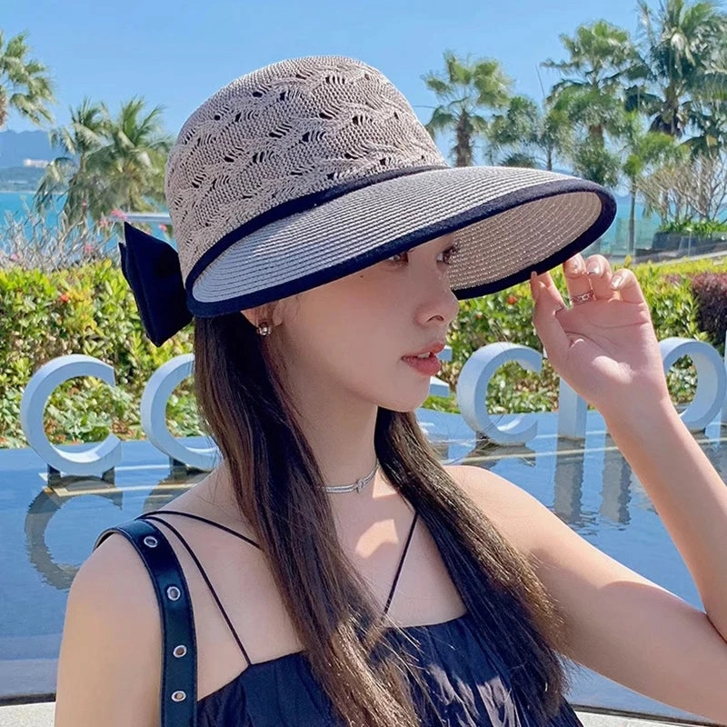 Chapeau de Paille Large Visire - Beachy