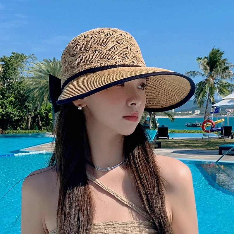 Chapeau de Paille Large Visire - Beachy