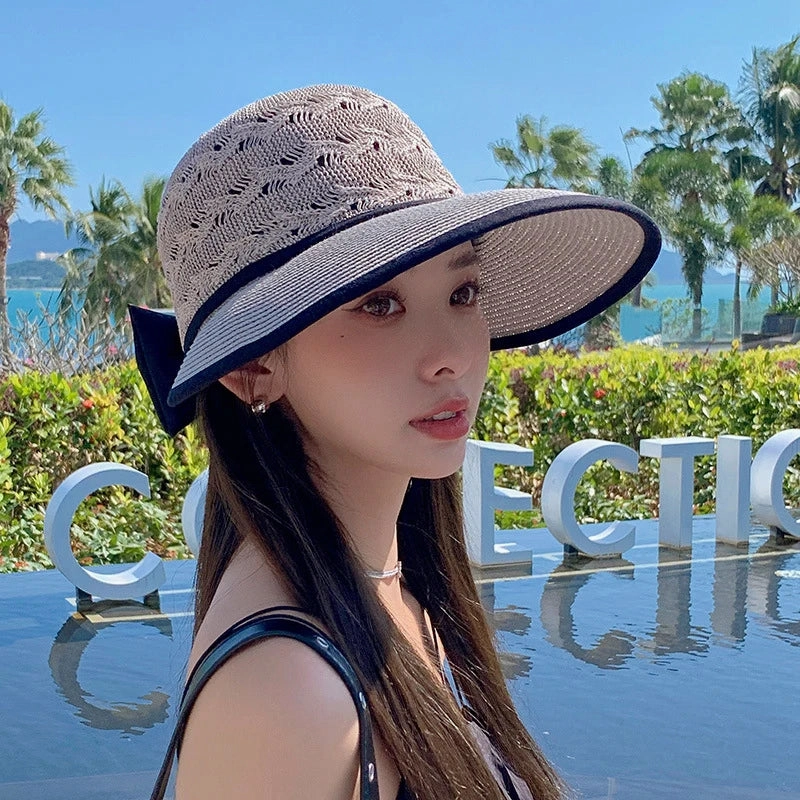 Chapeau de Paille Large Visire - Beachy