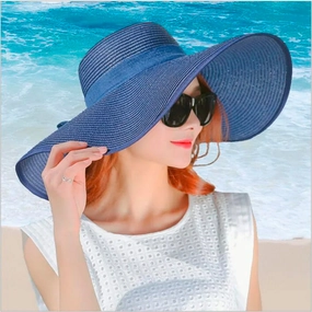 Chapeau de Paille  Larges Bords C Style Estival Souple spring-straw-hat