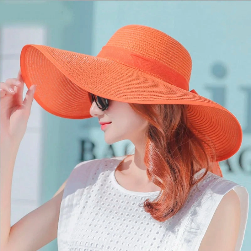 Chapeau de Paille  Larges Bords C Style Estival Souple